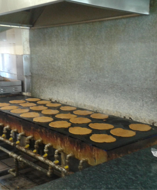 commercial cooking plate
